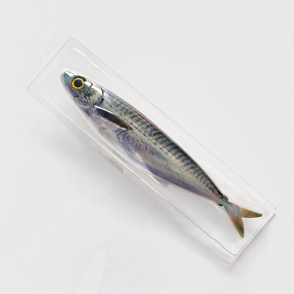 LUREGO Glow Mackerel Swimbait 20/25cm – Weedless Soft Lure for Flounder & Sea Bass