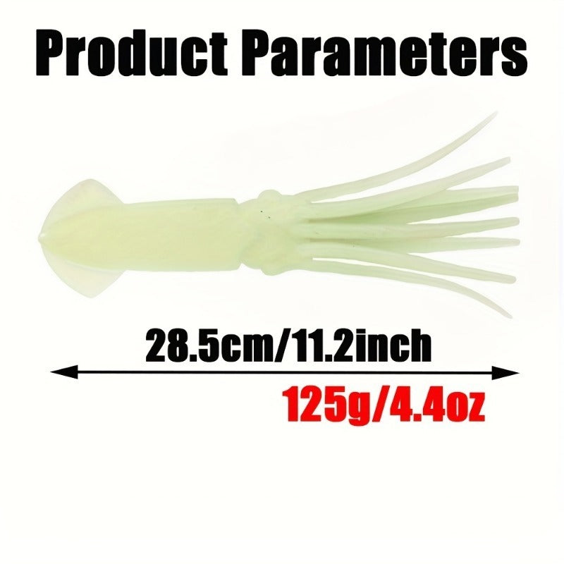 High-Quality Squid Soft Lure - 11.22inch, 125g of High-Quality PVC