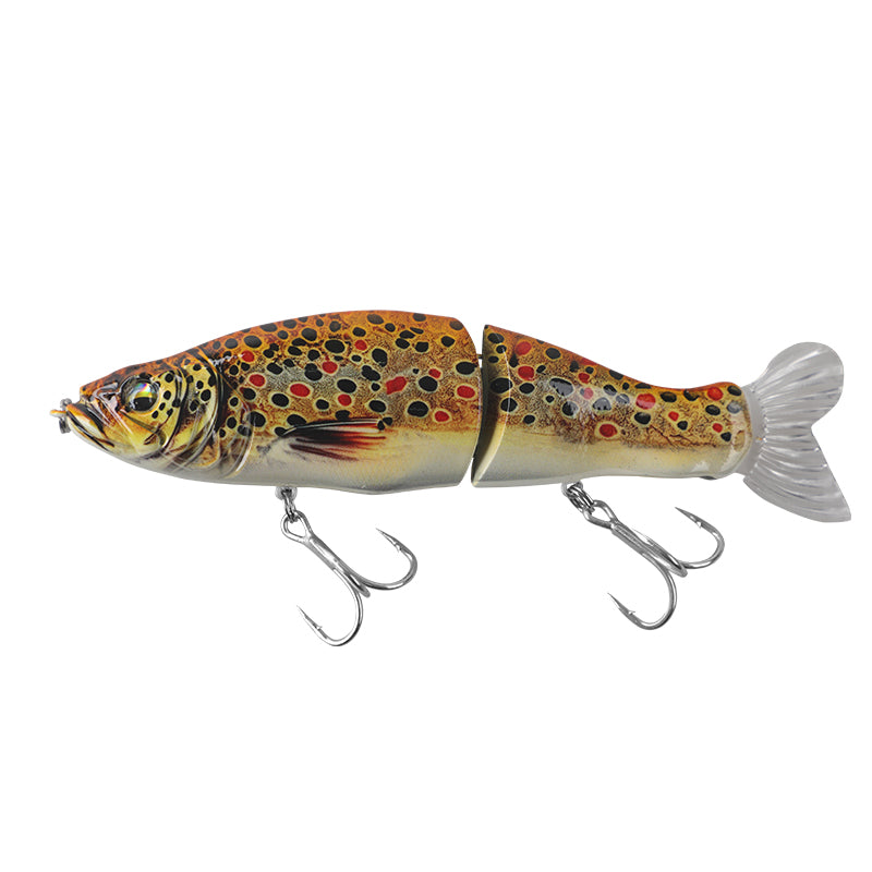 13.5cm/30g Two Jointed Slow Sinking Pencil Lure, Multi-Jointed Bionic Hard Bait for Bass Saltwater Fishing