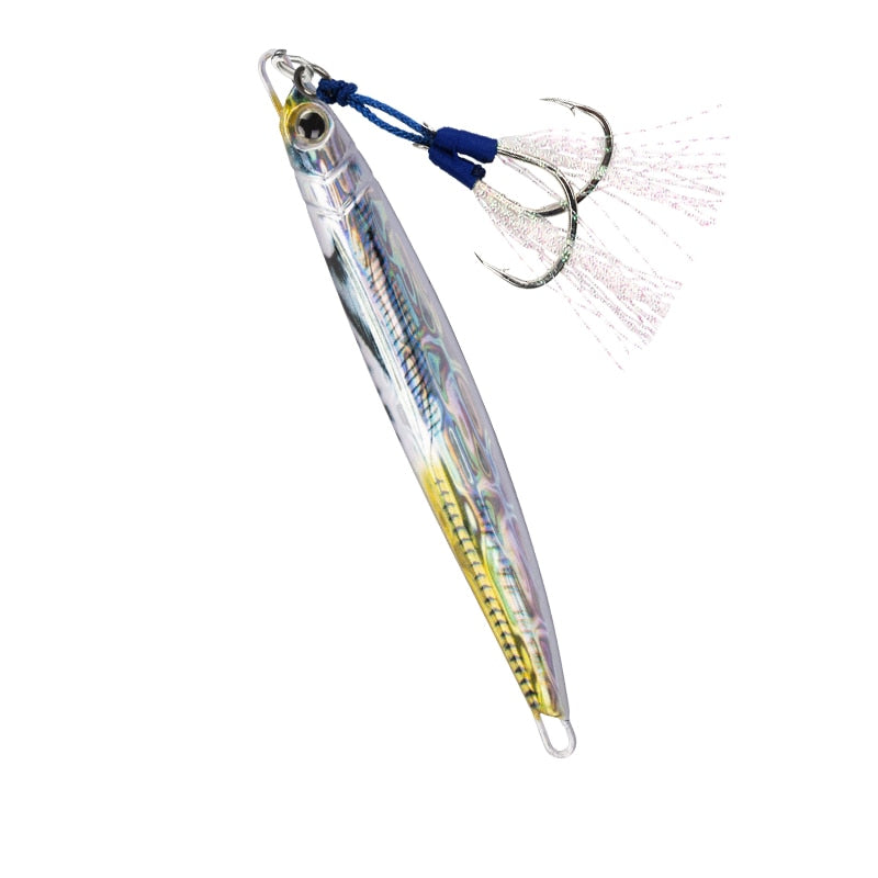 60g-200g 3D Print Majorcraft Artificial Vertical Spoon Bait