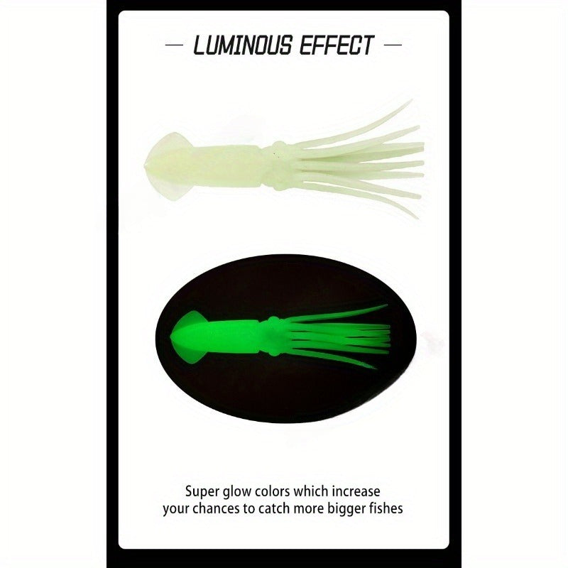 High-Quality Squid Soft Lure - 11.22inch, 125g of High-Quality PVC