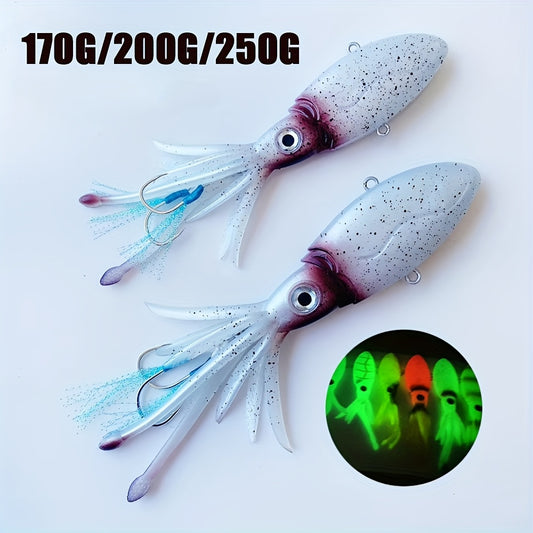 LUREGO 170G/200G/250G TPE Soft Squid Lure