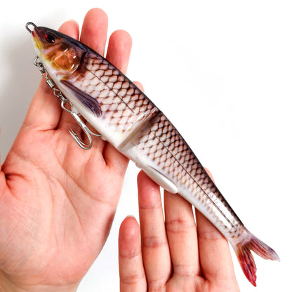 22cm 2-Section Premium Soft Bait - Includes Double Hooks
