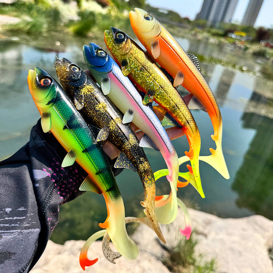 17cm-22.5cm Wavy Tail Soft Swimbait