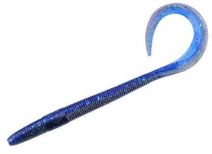 8PCS /9PCS  Dual-Color Lure 5.31inch/6.5inch Curled Tail Soft Bait Full-Swimming Lure for Bass and Perch