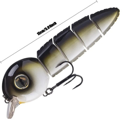 15CM Multi-Jointed Swimbait – Lifelike Sinking Hard Bait, Ultra-Realistic & Long Casting Fishing Lure