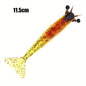 2pcs Ironclad Giant Shrimp Soft Bait - Sinking Lure with Anti-Bite Cutting Design, PVC Material, Perfect for Freshwater and Saltwater Fishing