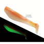 6.69in Sound Bead T-Tail Soft Bait, Mimicking Lure for Night Fishing Squid, Soft Worm with Sound at The Tail