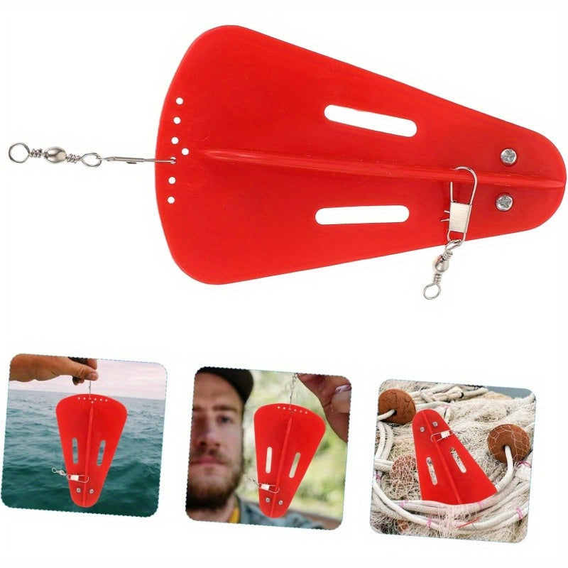 Lead Weight & Swivel Diving Plane - Fast-Sinking Long Cast Rig with Metal Swivel System