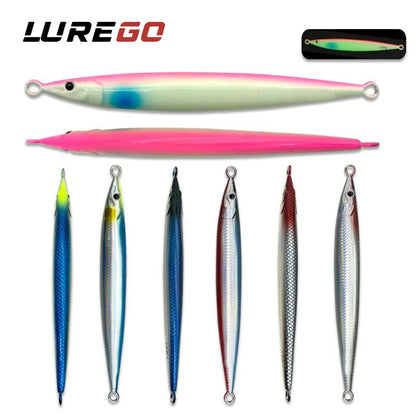 60g 80g 100g 150g 180g luminous glow knife jig