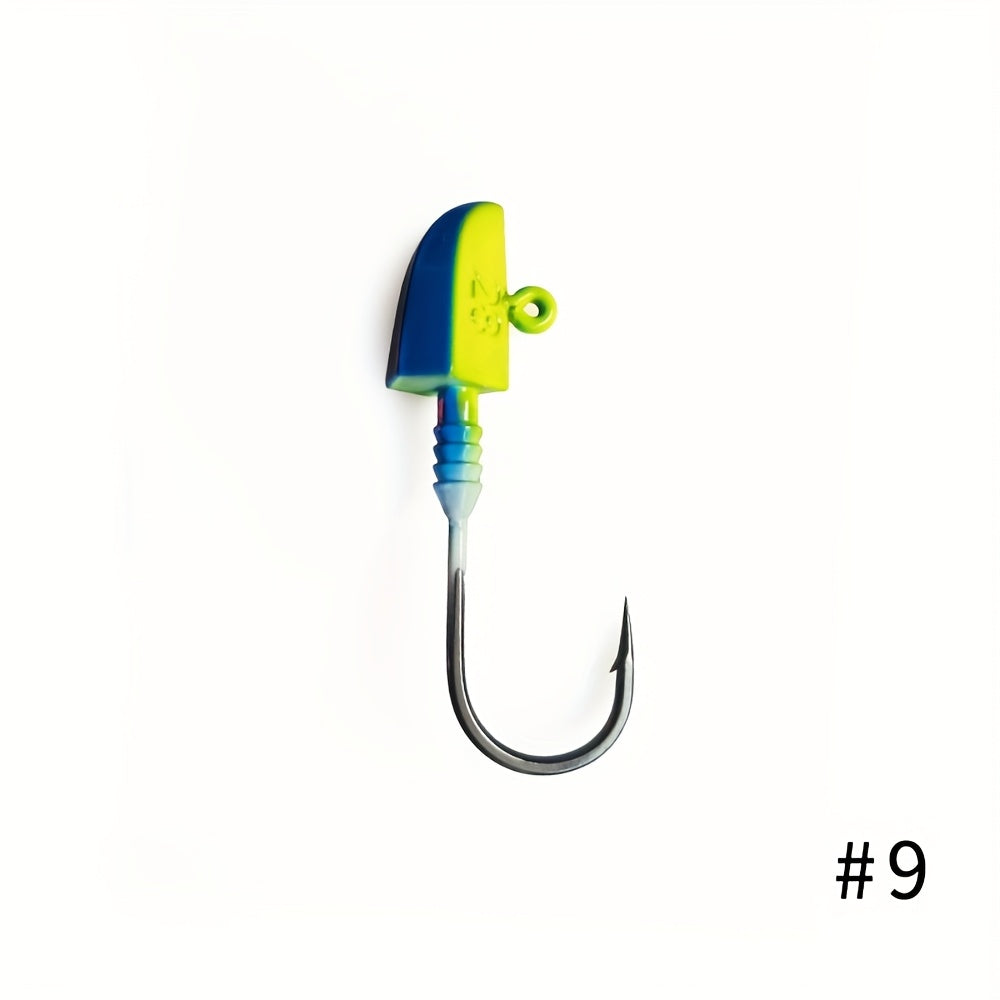 14g-56g BKK Fishing Hook BKK Professional Grade 14g28g42g56g Anti-Slip Lead Head Fishing Hook 7/0