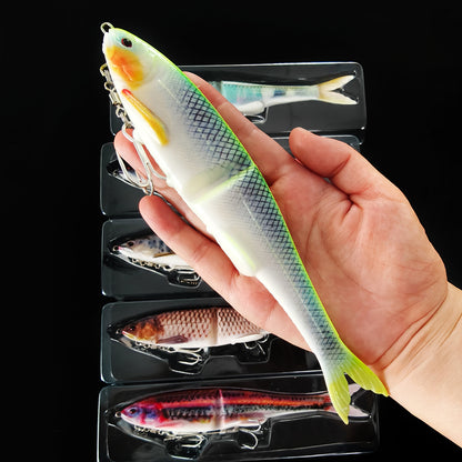 22cm 2-Section Premium Soft Bait - Includes Double Hooks