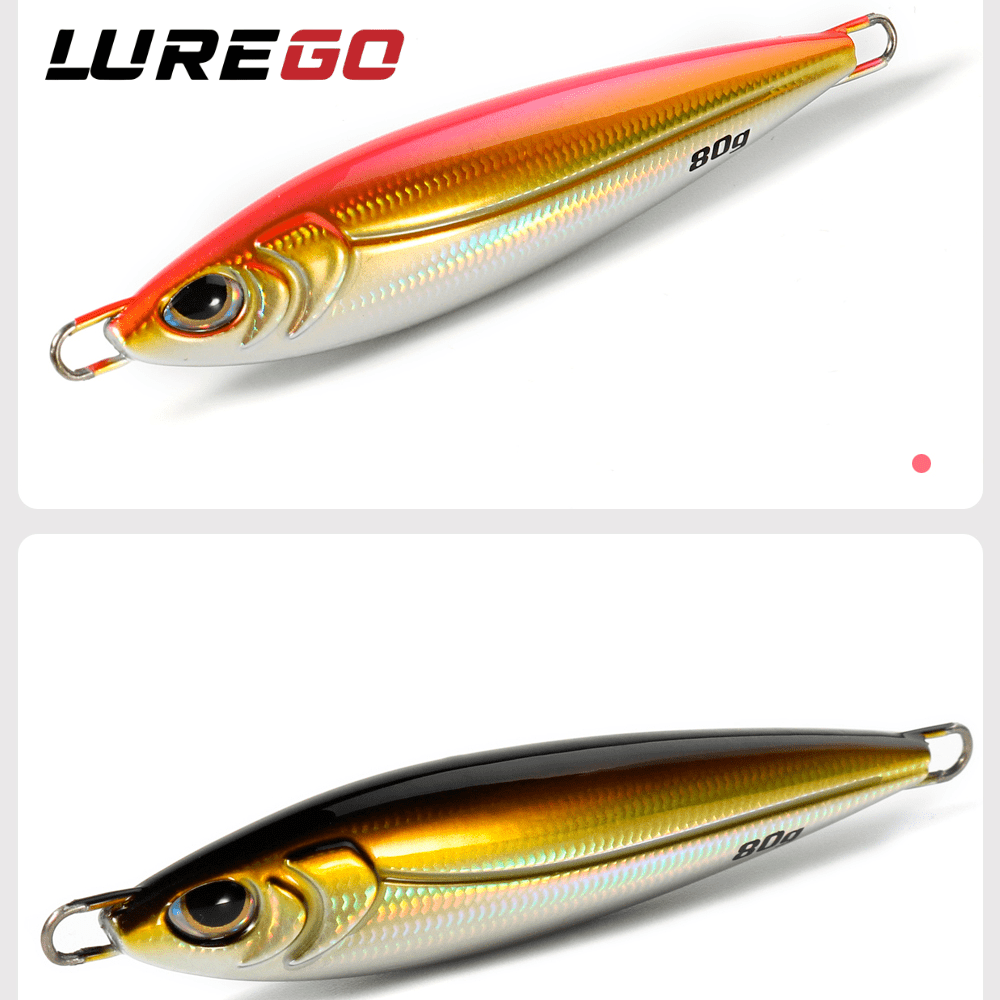 LUREGO 40g 60g 80g Coso Jig Fishing Lure Sea Fishing Jigs Metal Jig Pesca Mare Fishing Bait