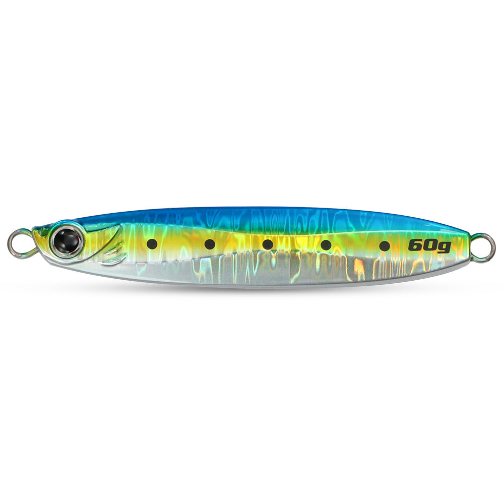 LUREGO 80g/100g Metal Casting Jigging Lures Saltwater Fishing Tackle for Maximum Catch!