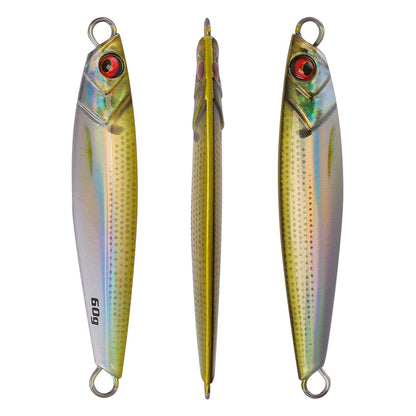 LUREGO 40g 60g Shore Jigging Lure 3D Print Real Scale Metal Jigs Fishing Lure