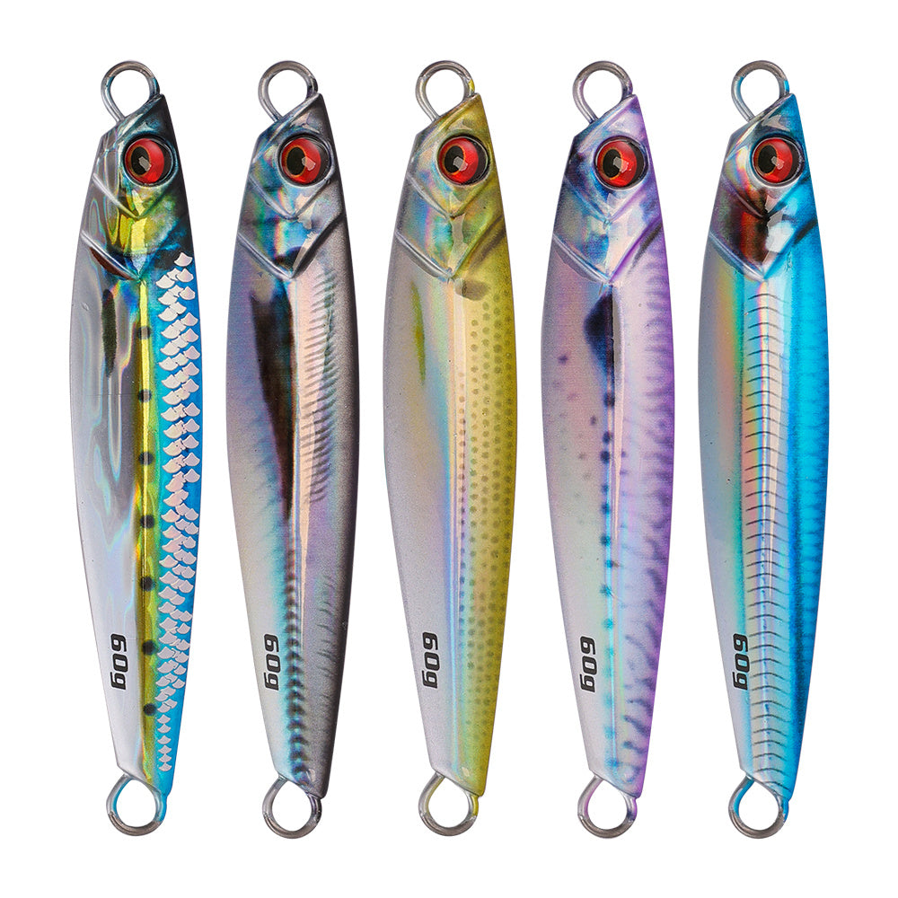 LUREGO 40g 60g Shore Jigging Lure 3D Print Real Scale Metal Jigs Fishing Lure