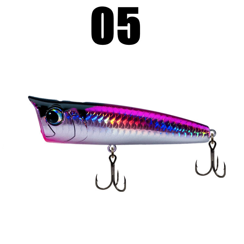 LUREGO 1PCS Surface Popper Fishing Lures 90mm 15g Topwater Artificial Bait Fishing Lures for Sea Bass Tackle