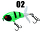 LUREGO Topwater Whopper  Popper Fishing Lure 7.5g  11g Surface Tractor Hard Bait Artificial Bait Hard Popper Soft Rotating Tail Fishing Tackle