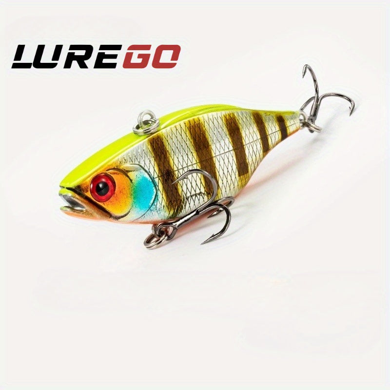 12g Sinking VIB Lure - ABS Hard Bait with High-Frequency Vibrating Beads, 2.36inch Long Distance Casting for Bass & Pike