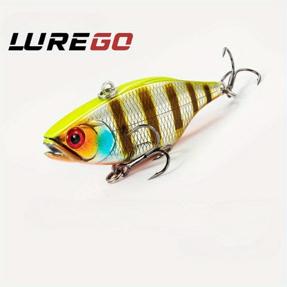 12g Sinking VIB Lure - ABS Hard Bait with High-Frequency Vibrating Beads, 2.36inch Long Distance Casting for Bass & Pike