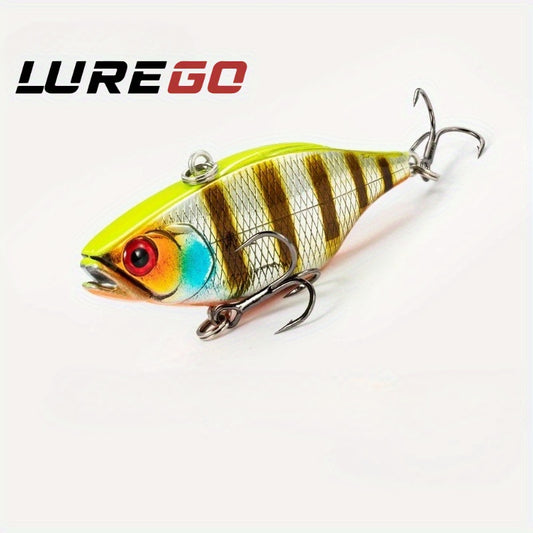 12g Sinking VIB Lure - ABS Hard Bait with High-Frequency Vibrating Beads, 2.36inch Long Distance Casting for Bass & Pike