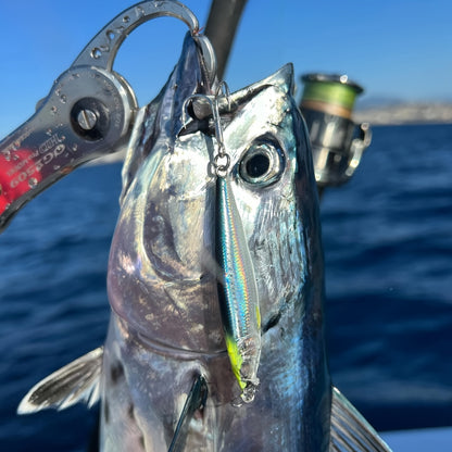 3D Printed Fast Sinking LUREGO 1pc Metal Jig Lure - 40g 60g 80g Saltwater Shore Casting Fishing Lure - Vertical Metal Jig