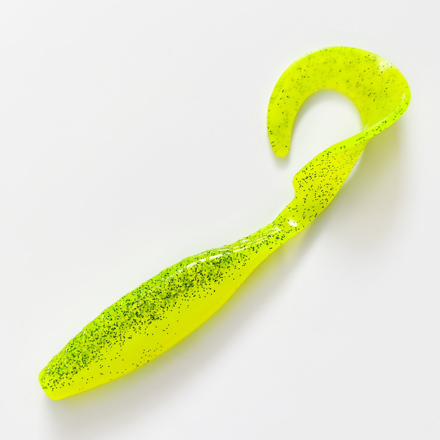 2PCS  High Elastic PVC Simulation Roll Tail Soft Bait Lure Fishing