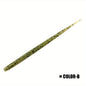 10pcs Pin Tail Soft Worm Lure 5.51inch - Realistic Loach PVC Bait with Slow Sinking Wobbler Action