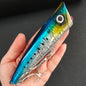 Long Cast 96g Heavy-Duty Popper Lure – 15cm Giant Topwater Plug, Realistic Saltwater Fishing Lure for Bass & Big Game