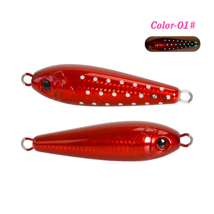 400g 500g 600g Fat Glow Metal Jigs Heavy Weight Deep Sea Boat Fishing Luminous Jigging Lures