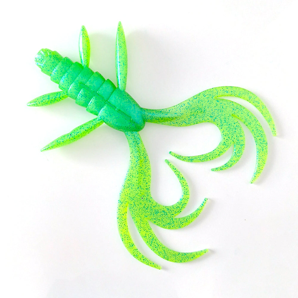 LUREGO Shrimp Swimbait 17-19cm, 43-61g, Multi-Tentacle Curly Tail