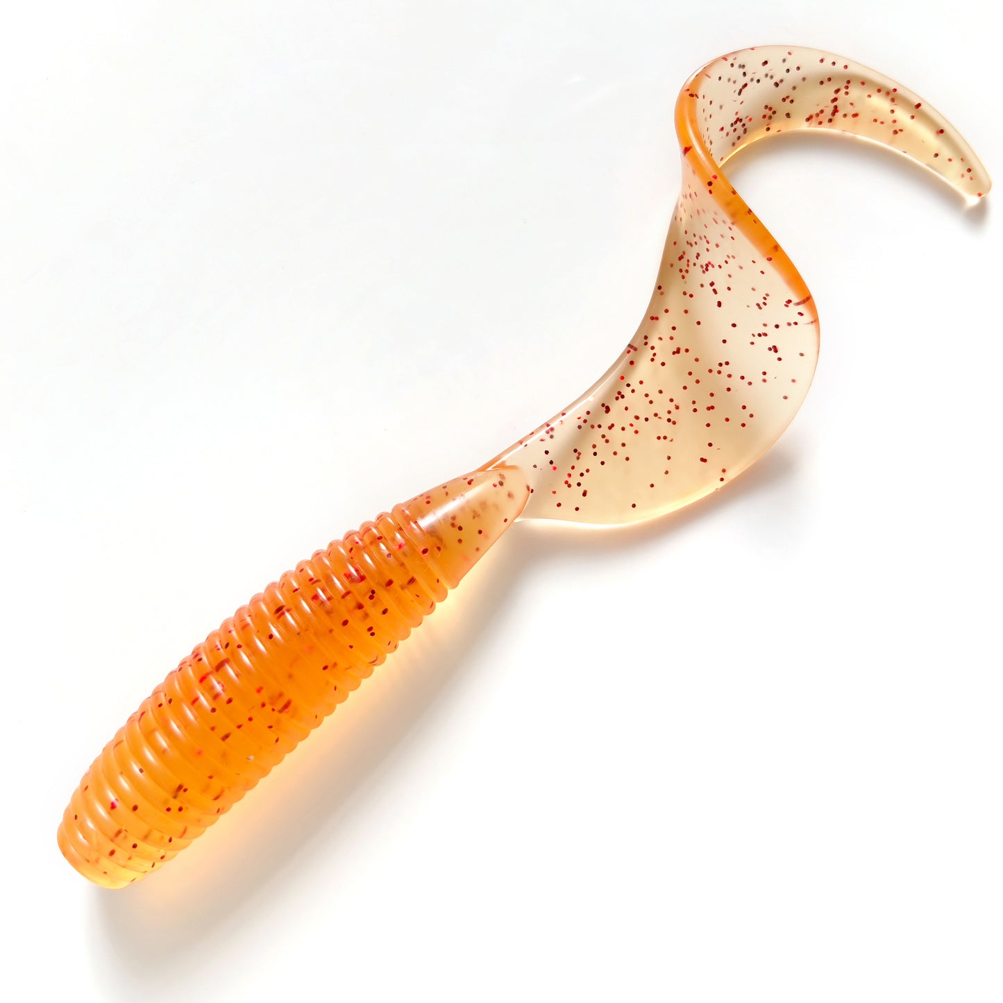 16cm/54g Ribbed Curl Tail T-Tail Soft Bait | High Realism Saltwater Lure, Long Cast All-Water Column