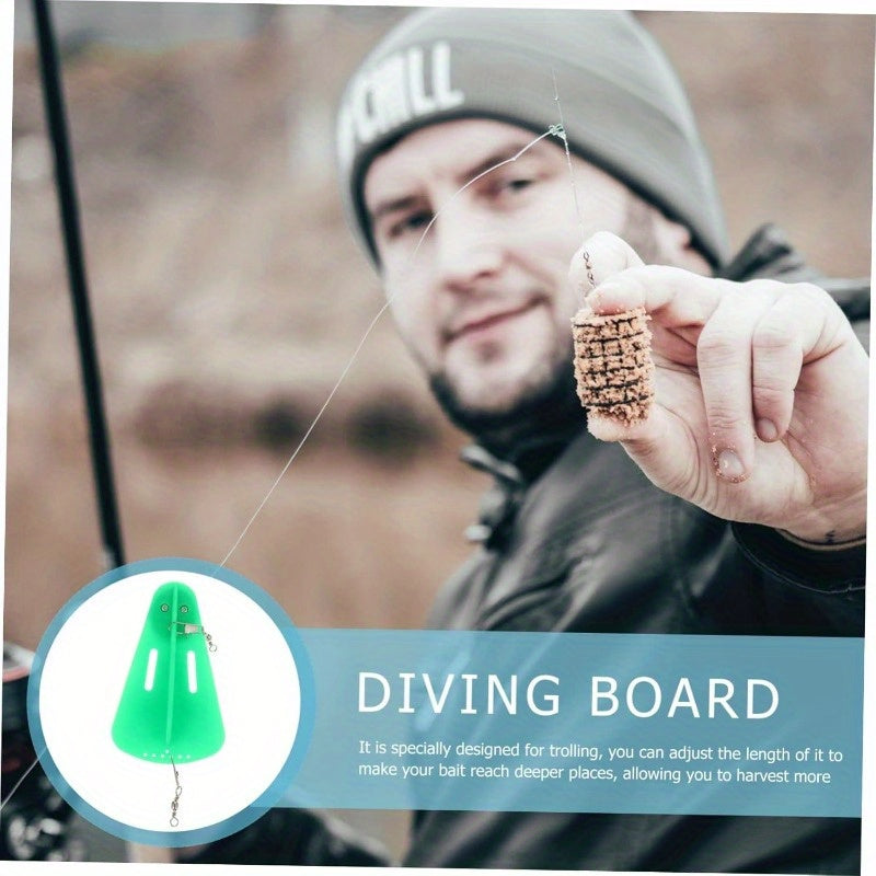 Lead Weight & Swivel Diving Plane - Fast-Sinking Long Cast Rig with Metal Swivel System