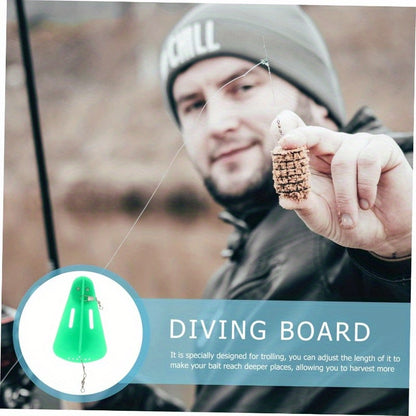 Lead Weight & Swivel Diving Plane - Fast-Sinking Long Cast Rig with Metal Swivel System
