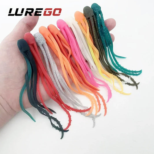 3PCS  14.5cm Octopus Soft Bait, TPE Material with Highly Flexible Tentacles