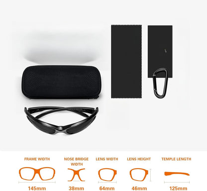 LUREGO Sunglasses for Men: Womens UV400 Protection Sun Glasses Wrap Around Goggles for Fishing Driving