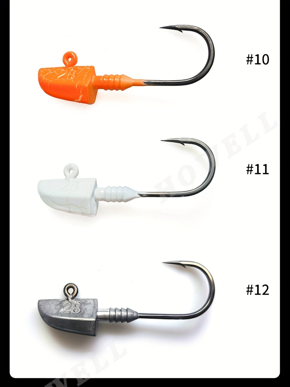 14g-56g BKK Fishing Hook BKK Professional Grade 14g28g42g56g Anti-Slip Lead Head Fishing Hook 7/0