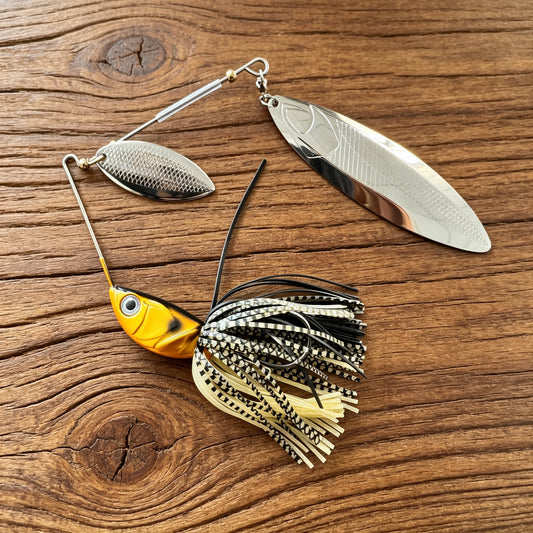 LUREGO Super Spinnerbait Fishing Lure 49.5g & 85.5g — 5 Colors Heavy Duty Spinner Bait