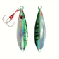 LUREGO 5.29oz/7.05oz Slow Pitch Jigs, Saltwater Jigging Lures With BKK 5/0# Assist Hooks, Vertical Ocean Lure, Fishing Jig Lead, Saltwater Jigging Lures For Tuna, Dogtooth Tuna, Yellowtail, Kingfish, Bluefin