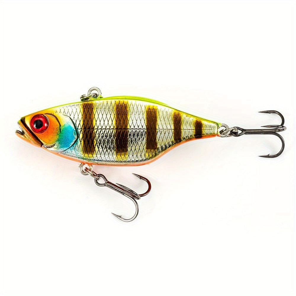 12g Sinking VIB Lure - ABS Hard Bait with High-Frequency Vibrating Beads, 2.36inch Long Distance Casting for Bass & Pike