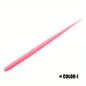 10pcs Pin Tail Soft Worm Lure 5.51inch - Realistic Loach PVC Bait with Slow Sinking Wobbler Action