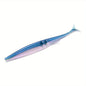 5pcsT-Tail Soft Lures 4.72" - 9.9g, High-Swim Simulated Fish Baits for Bass