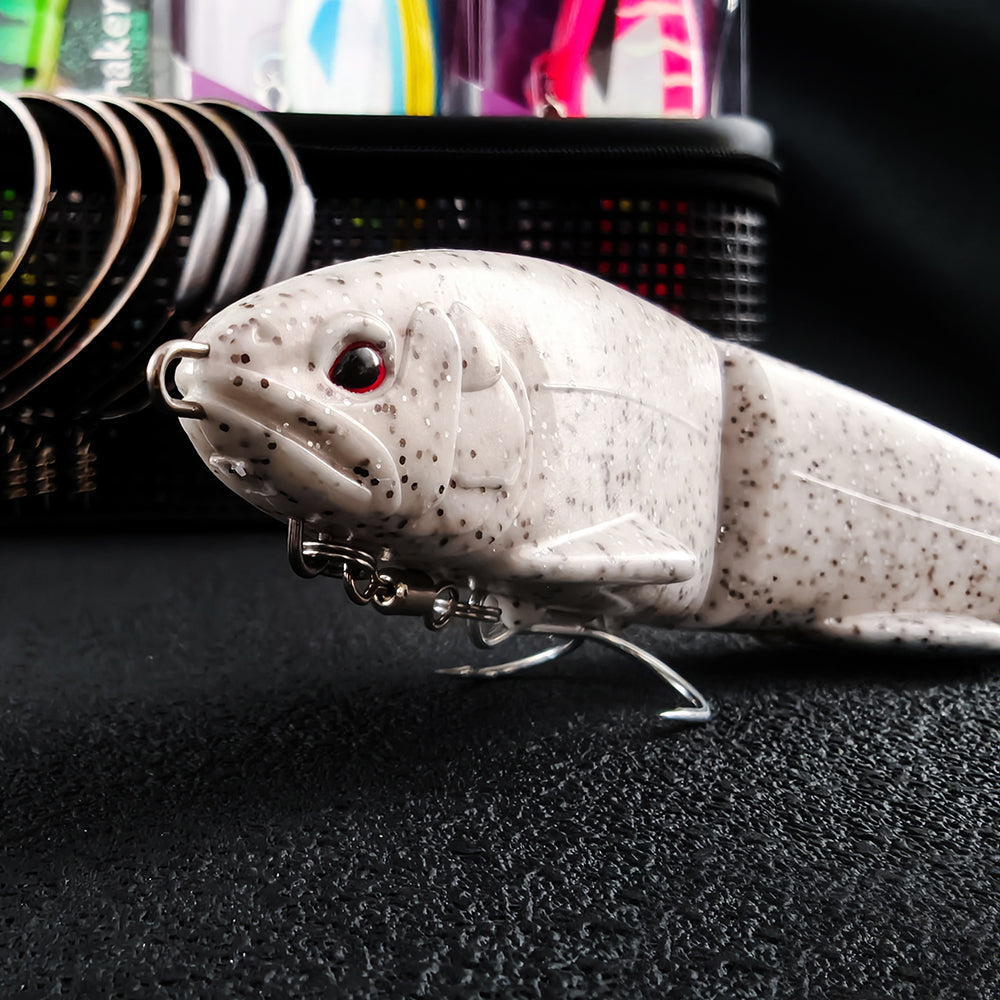 22cm 2-Section Premium Soft Bait - Includes Double Hooks