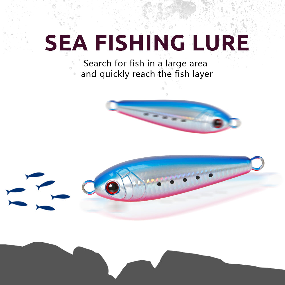 400g 500g 600g Fat Glow Metal Jigs Heavy Weight Deep Sea Boat Fishing Luminous Jigging Lures