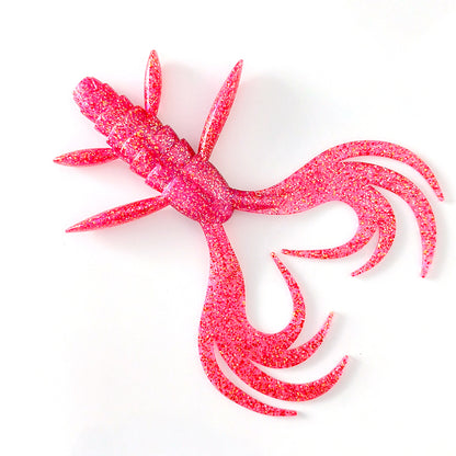 LUREGO Shrimp Swimbait 17-19cm, 43-61g, Multi-Tentacle Curly Tail