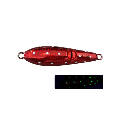 300‑600g Deep Sea Heavy Metal Jig Lure, Glow Spot Jig Bait for Offshore Sea Fishing Grouper Tuna