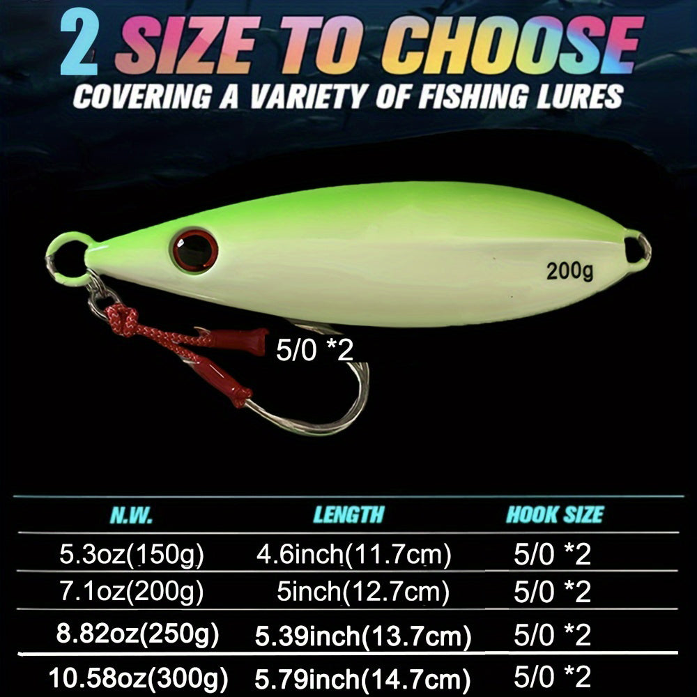 150g/200g/250g/300g -  5/0 High-Strength Hooks