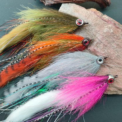LUREGO Saltwater Streamer Fly 156mm/4.9g – Tube Fly for Striped Bass & Bluefish