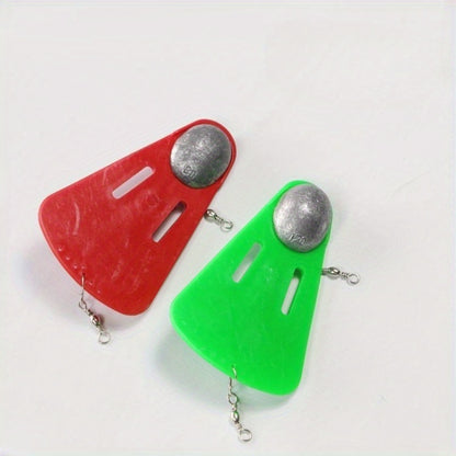Lead Weight & Swivel Diving Plane - Fast-Sinking Long Cast Rig with Metal Swivel System