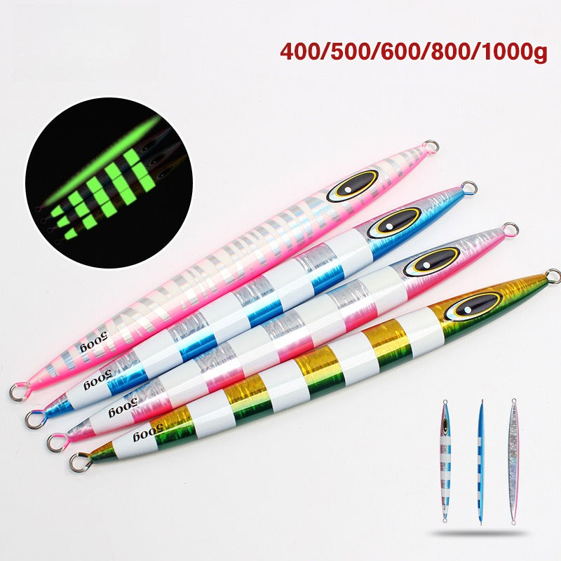 500‑1000g Jig Lure, Large Weight Metal Lead Fish Bait, Sea Boat Fishing Jigging Lure
